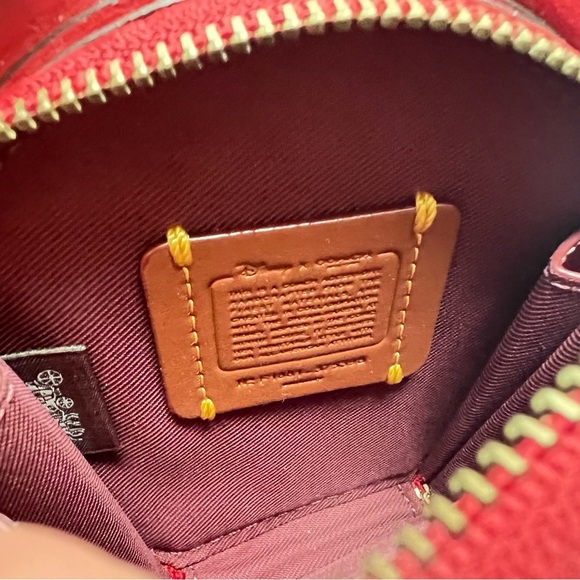 Coach Mickey Mouse Disney leather coin pouch wallet limited edition - Picture 5 of 5